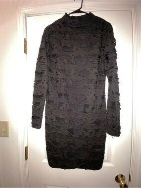 KILLSTAR Sinners Glimmer Black Dress XXL